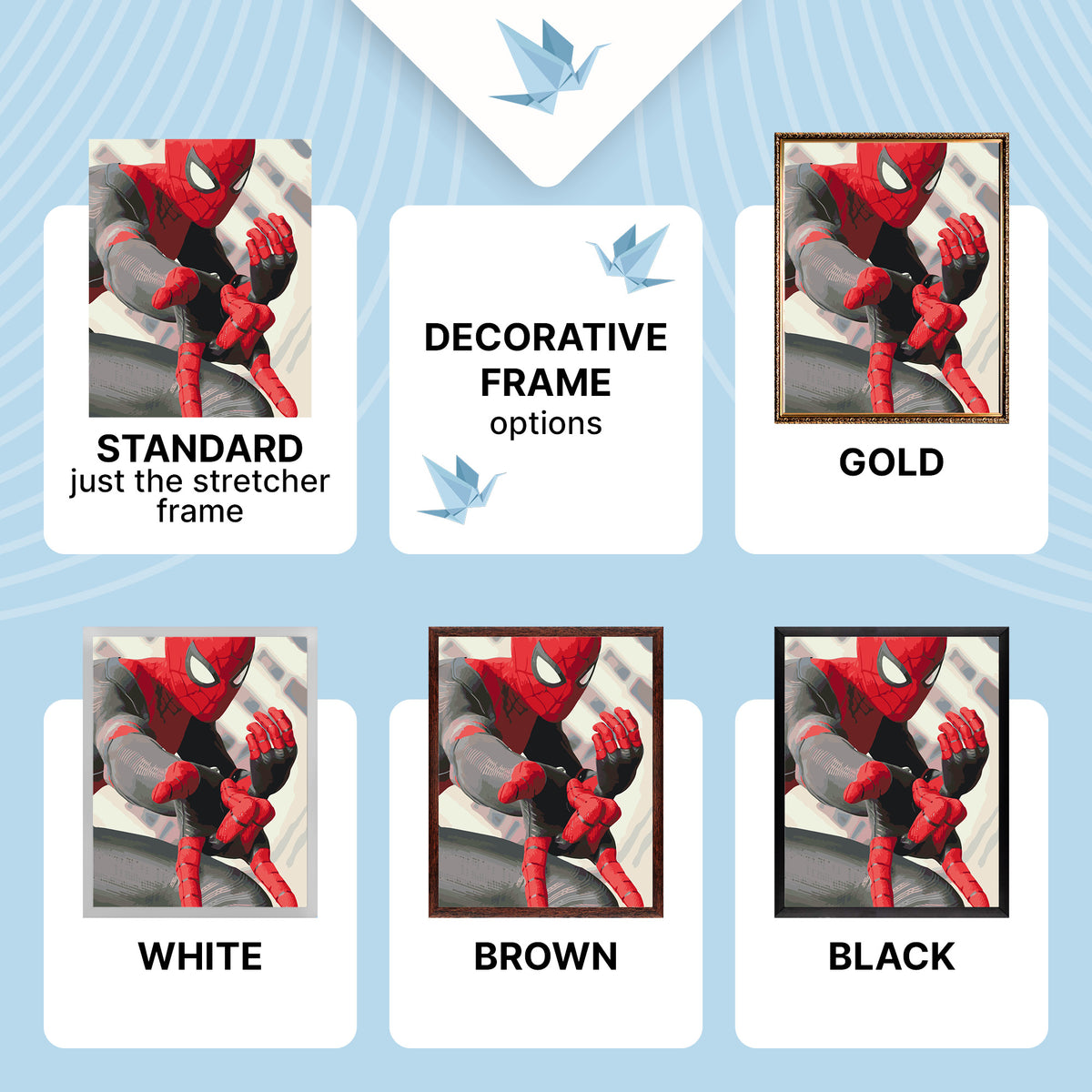 Malowanie po numerach 40x50 cm - Spider-Man LW 3054