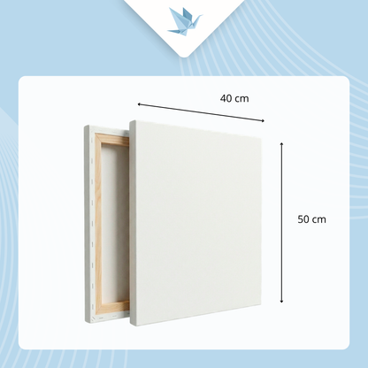 Artist Canvas on Wooden Stretcher Frame 40×50 cm, Primed, 280 g/m²