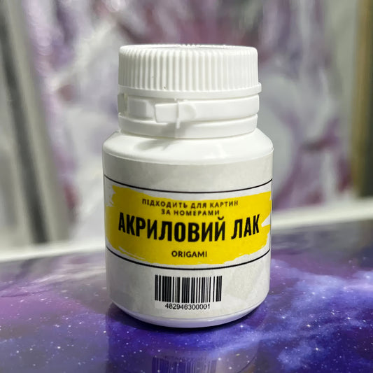 Lakier akrylowy do wykańczania obrazów malowanych po numerach 20 ml