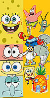 Maľovanie podľa čísel na ráme 40*80 cm – Filmoví hrdinovia. Morské dobrodružstvo SpongeBoba – LW 5139
