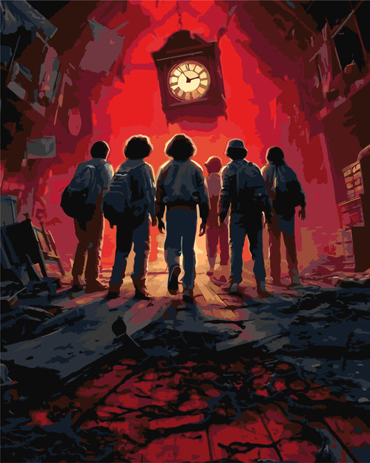 Malowanie po numerach 40x50 cm - Stranger Things LW 194-01