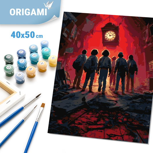 Malowanie po numerach 40x50 cm - Stranger Things LW 194-01
