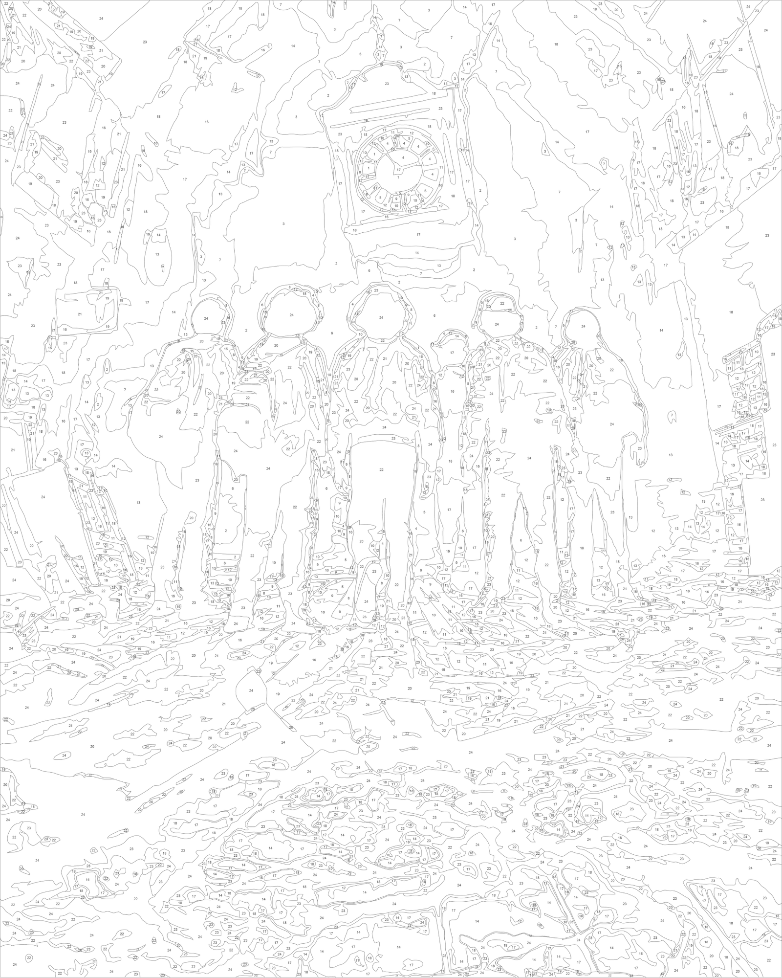 Malowanie po numerach 40x50 cm - Stranger Things LW 194-01