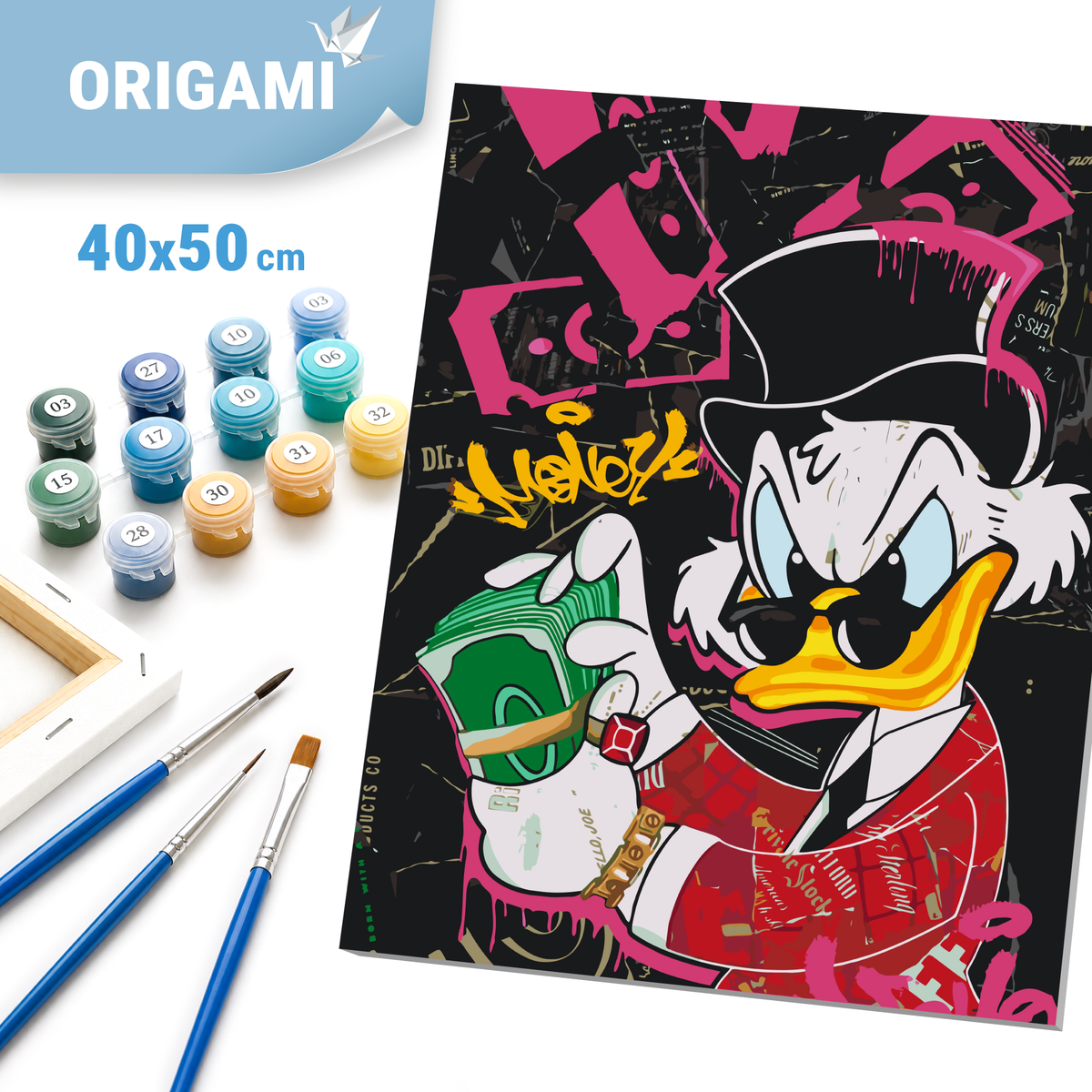 Paint by Numbers on a 40*50 cm frame – Uncle Scrooge LW 30050