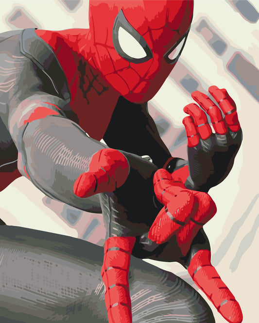Malowanie po numerach 40x50 cm - Spider-Man LW 3054