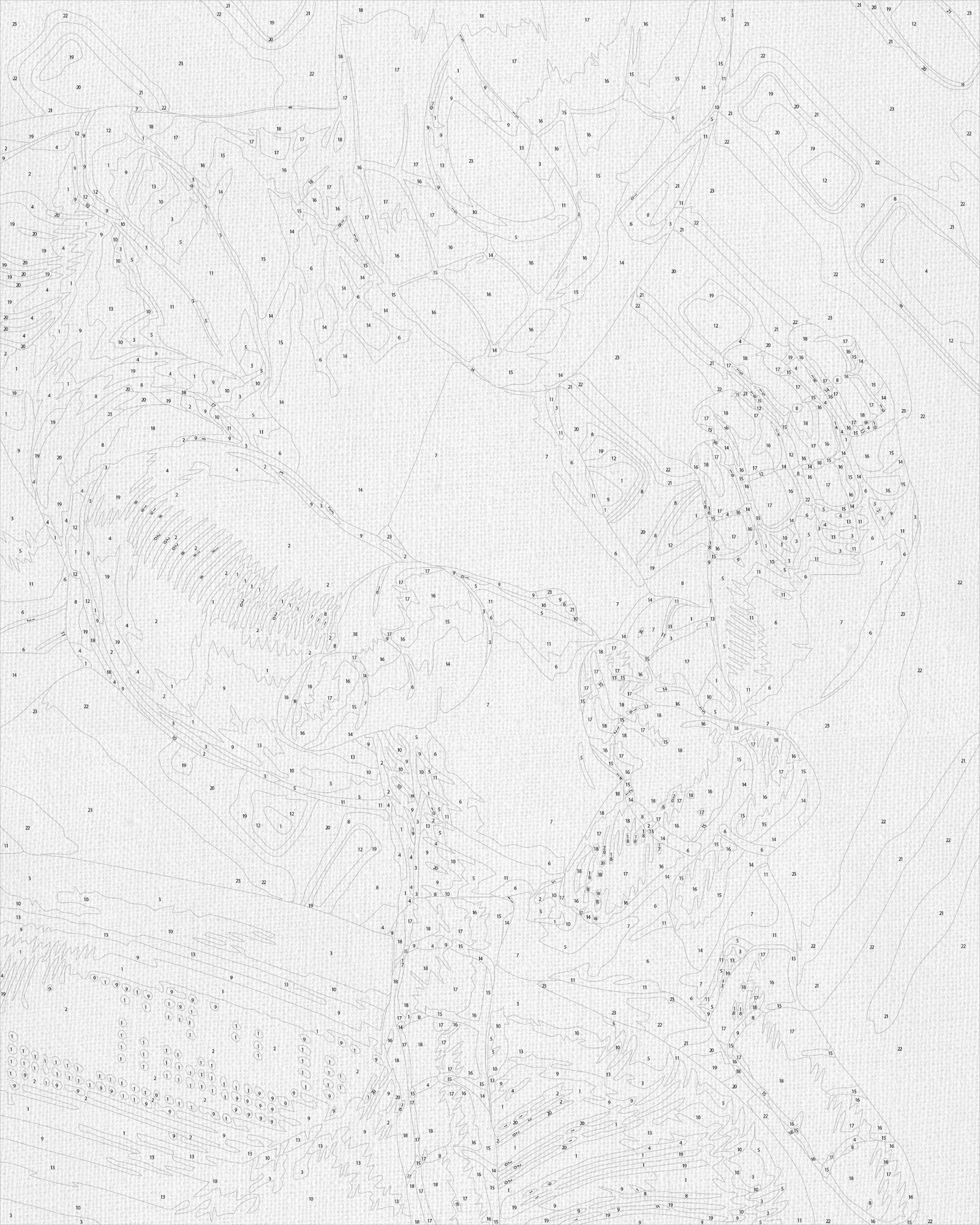 Malowanie po numerach 40x50 cm - Spider-Man LW 3054
