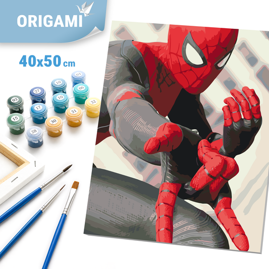 Paint by Numbers on a 40x50 cm frame - Spider-Man - Movie Heroes - LW 3054