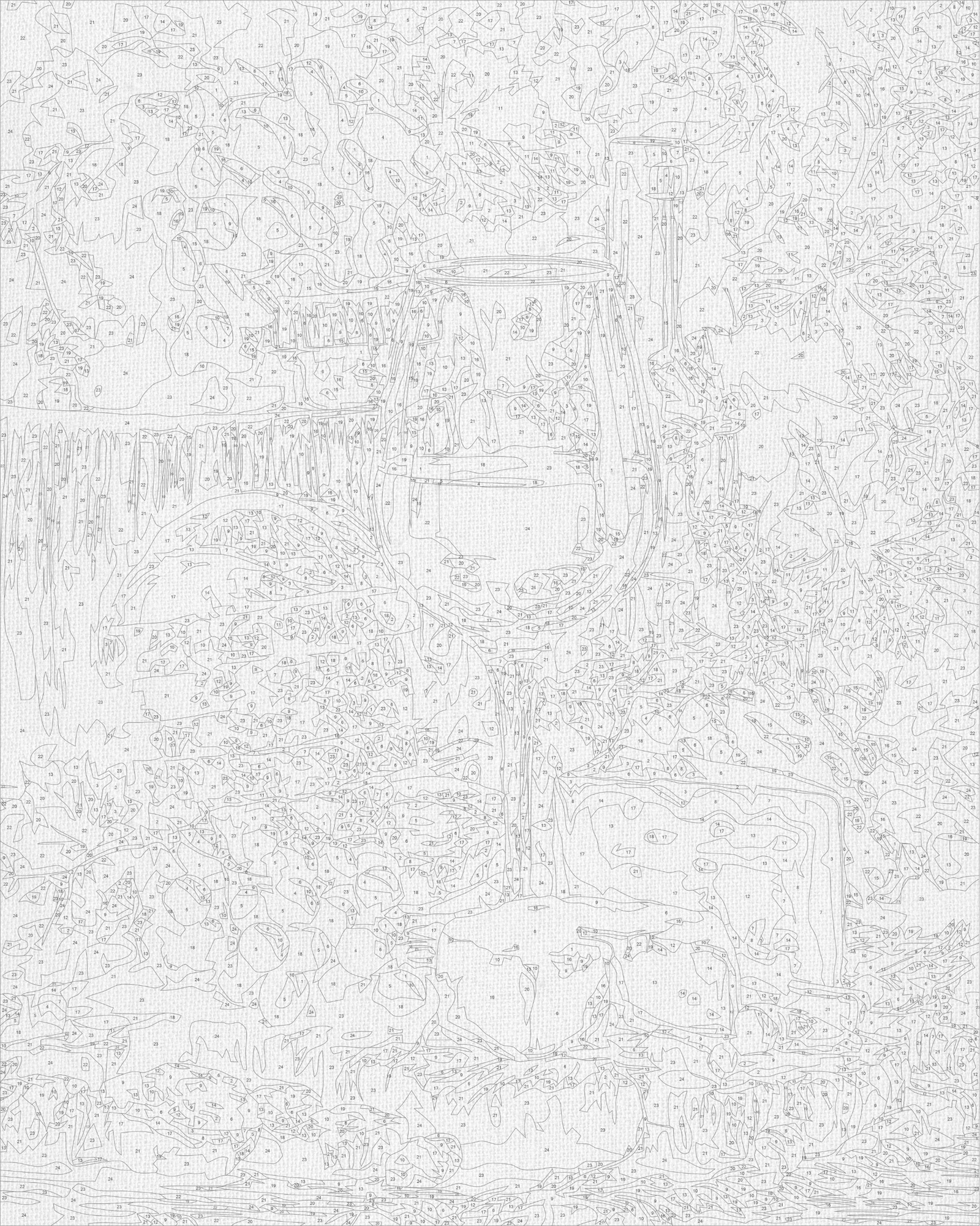Malowanie po numerach 40x50 cm Martwa natura – wino, ser i LW 3059-01