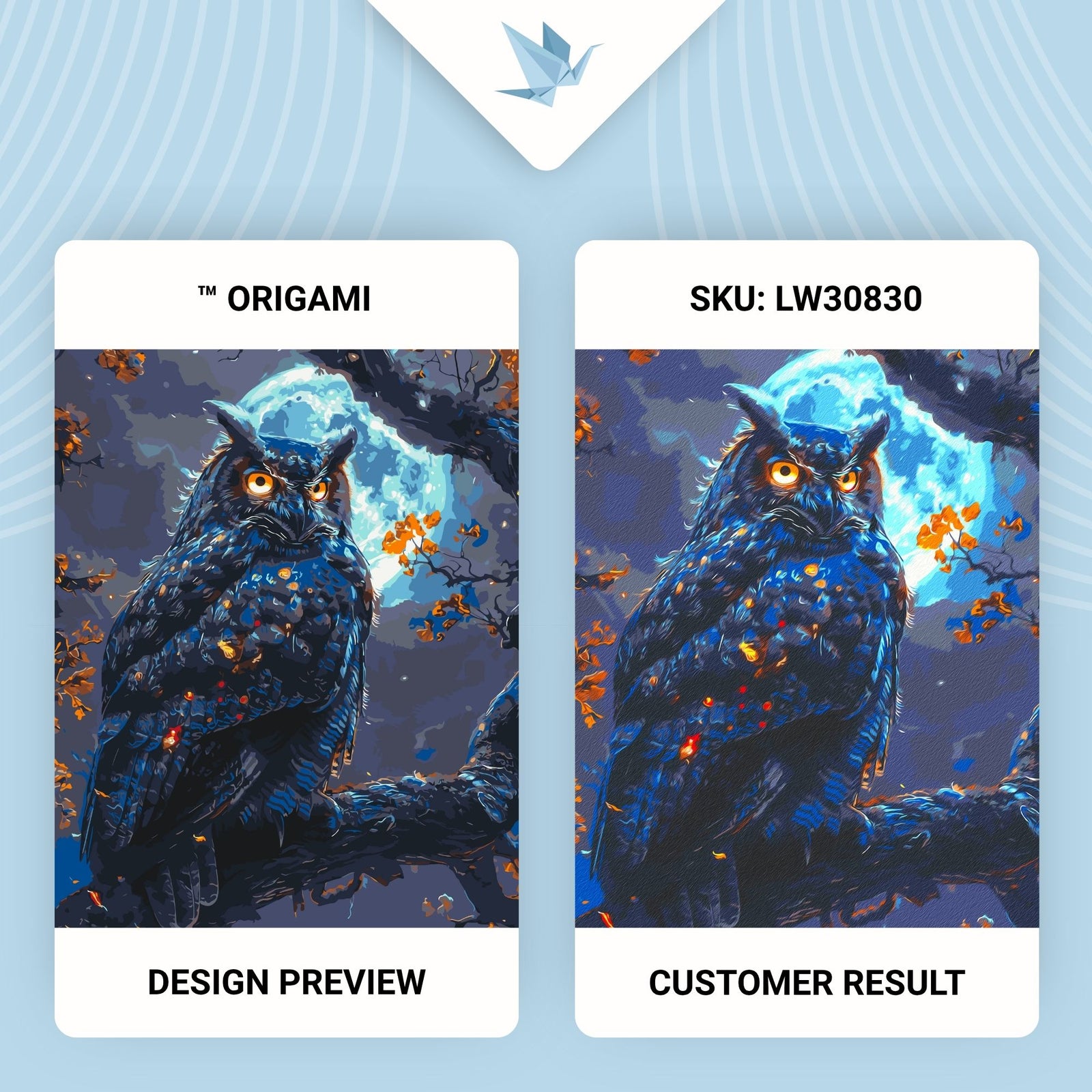 Paint by Numbers on canvas 40*50 cm - Wise Owl LW 30830
