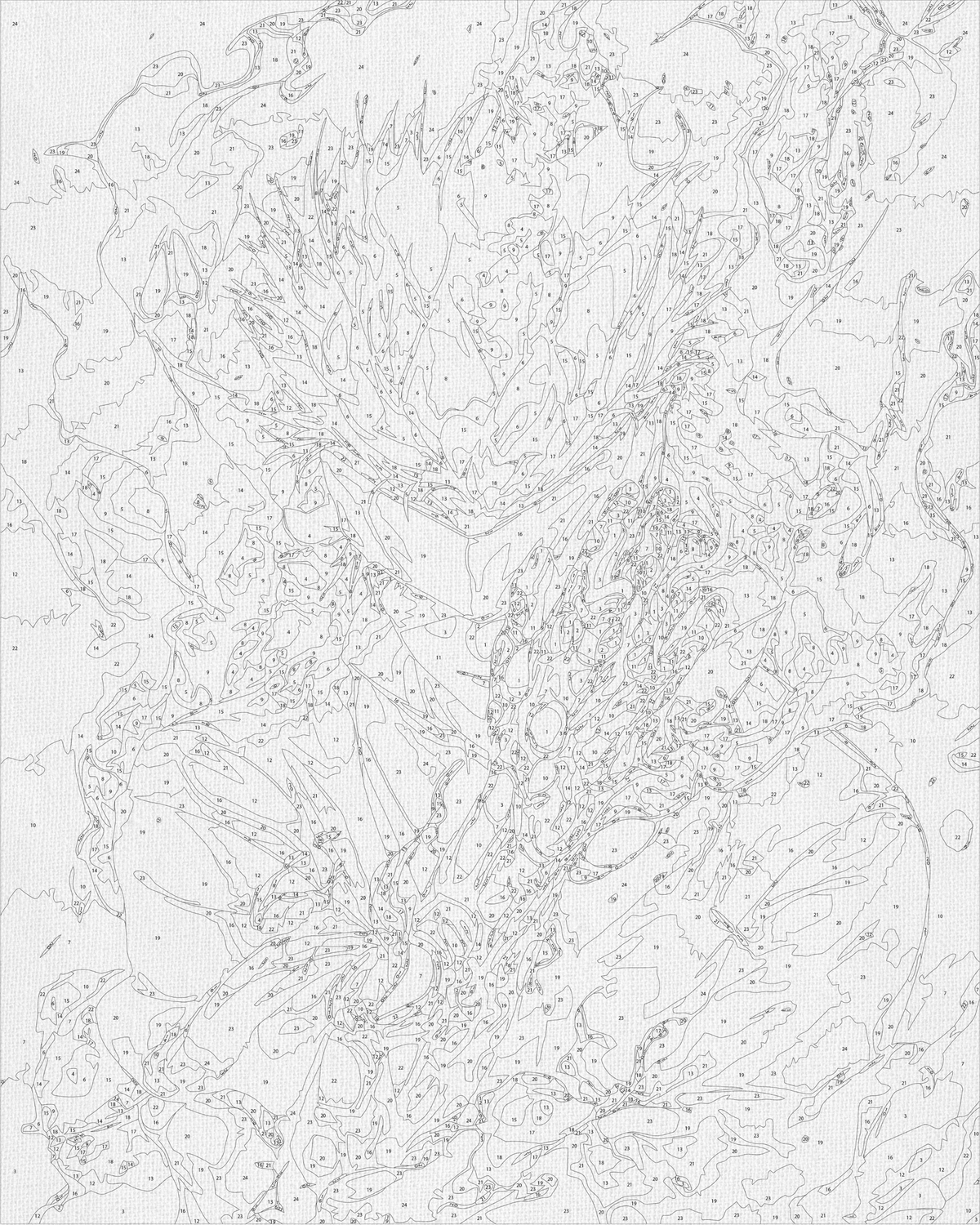Maľovanie podľa čísel na ráme 40*50 cm - Satoru Gojo, Jujutsu Kaisen - Anime - LW 31230
