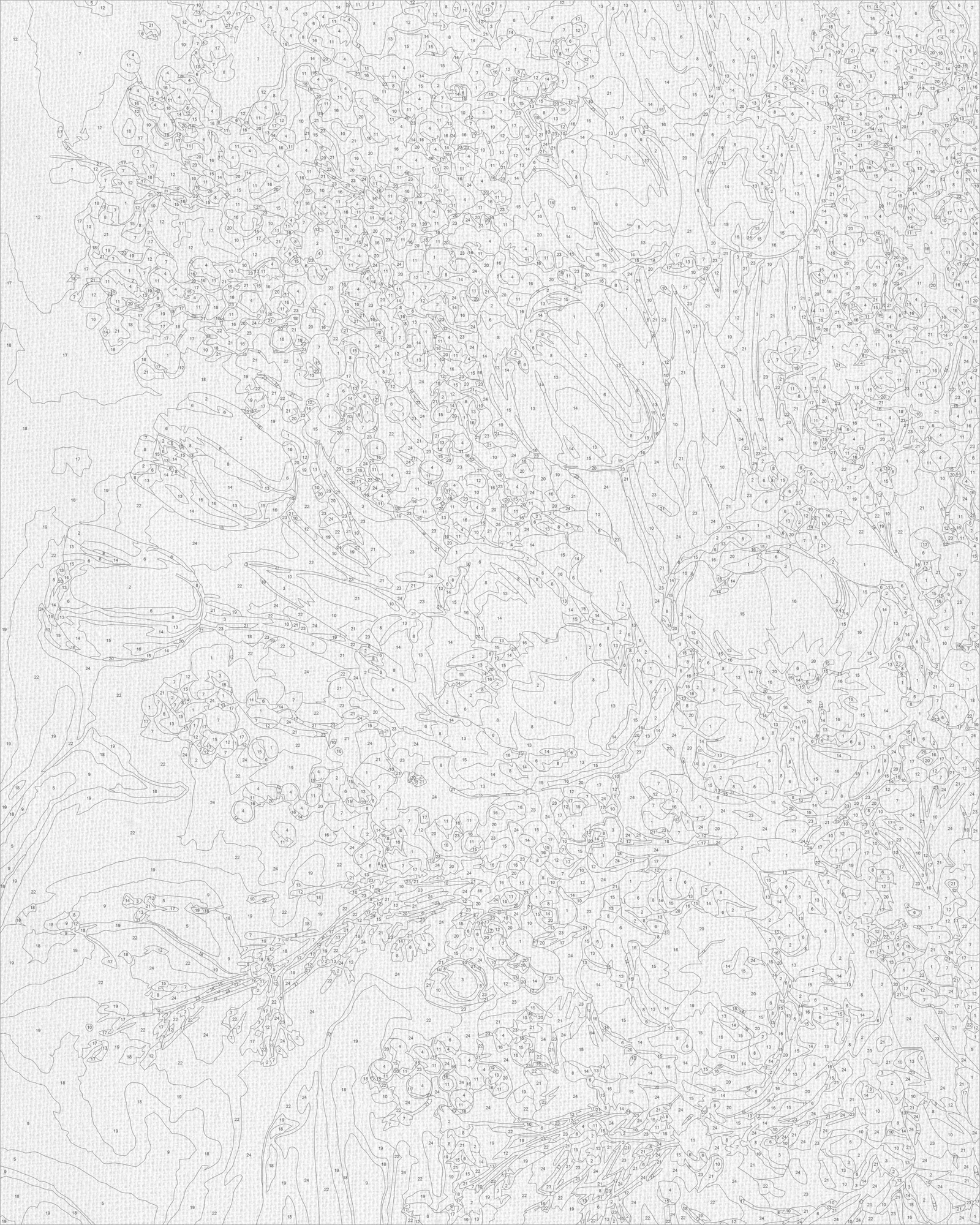 Malowanie po numerach 40x50 cm - Wiosenne tulipany - Kwiaty LW 3178-01