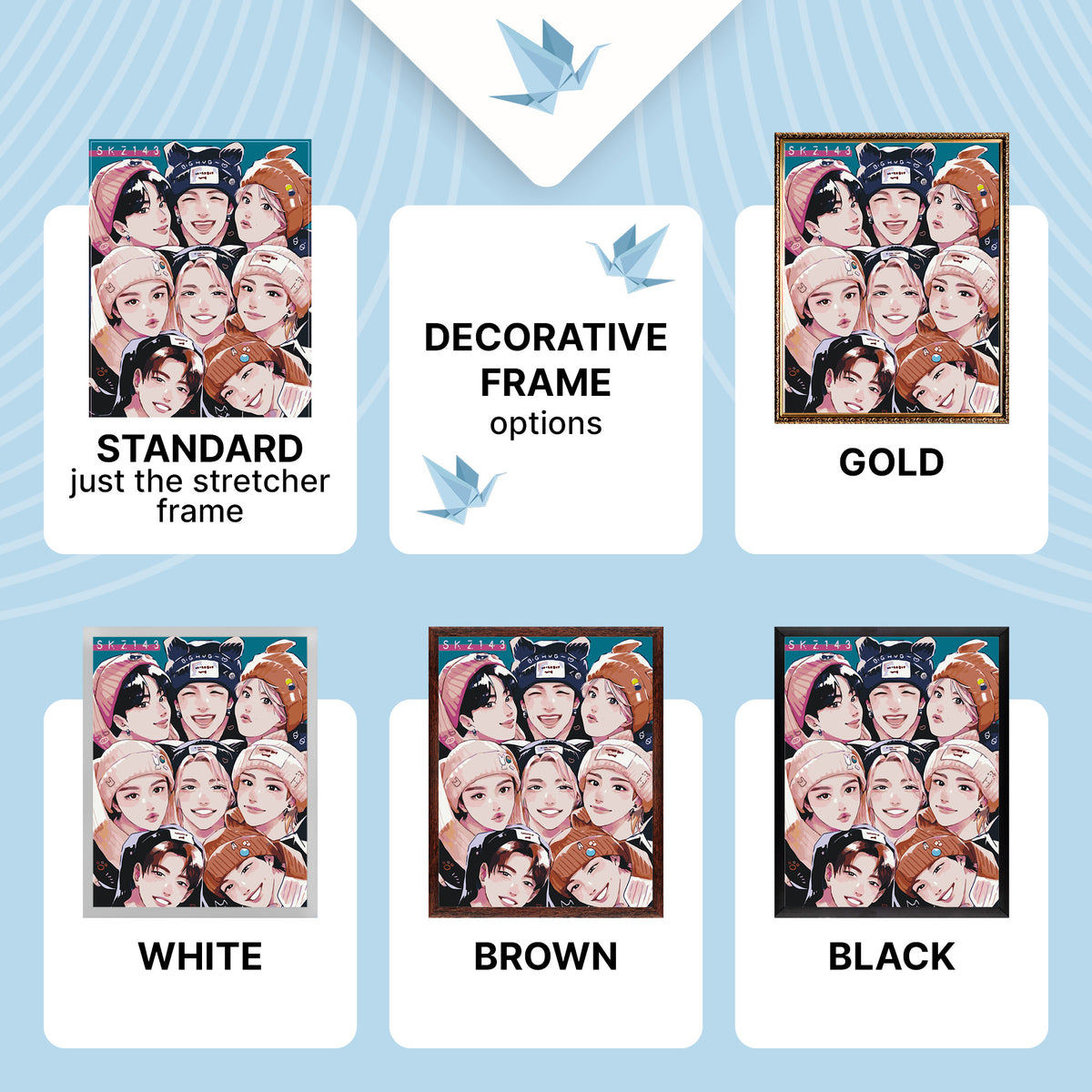 Paint by Numbers on a frame 40*50 cm K-pop, Stray Kids LW 31890