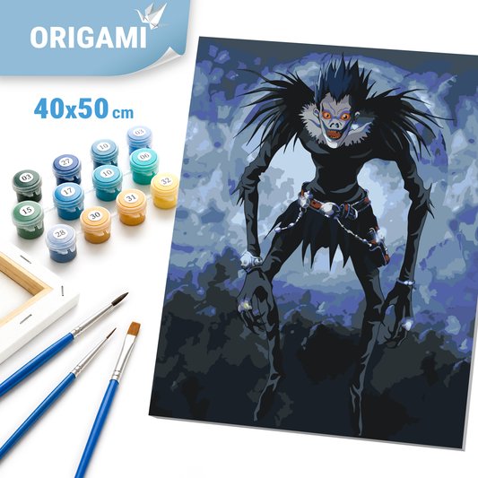 Maľovanie podľa čísel na ráme 40*50 cm - Death Note, Ryuk - Anime - LW 3209