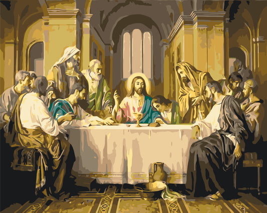 Malowanie po numerach 40x50 cm – Ostatnia Wieczerza. Religia LW 3242