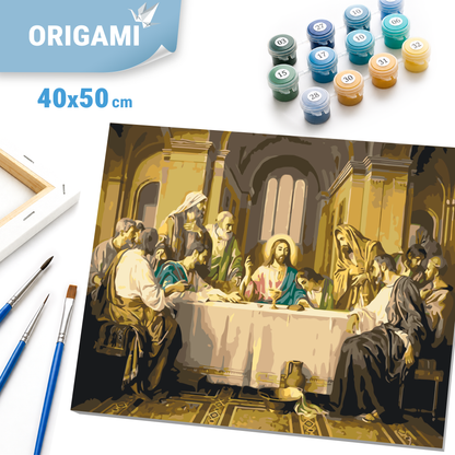 Paint by Numbers on Canvas 40x50 cm - The Last Supper LW 3242