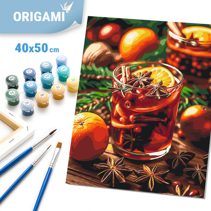 Malowanie po numerach 40x50 cm świąteczny – Zimowa / LW 3415