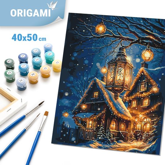 Paint by Numbers on Frame 40*50 cm Christmas – New Year's Bliss. LW 3416