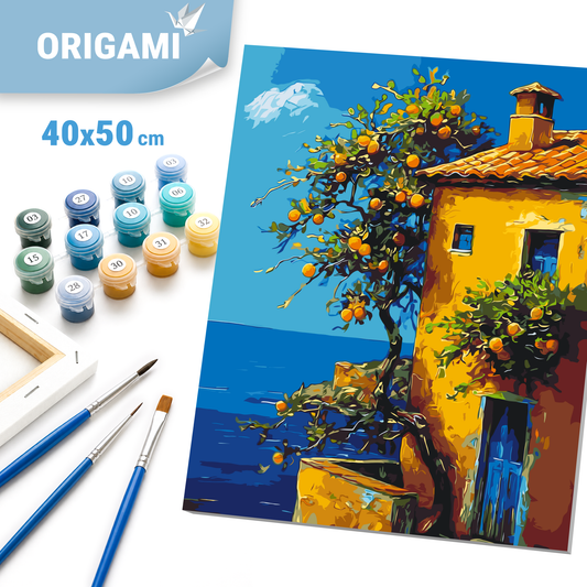 Paint by Numbers on canvas 40*50 cm landscape - Summer Italy LW 3441