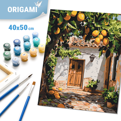 Paint by Numbers on a 40*50 cm frame – . Lemon Yard LW 3487