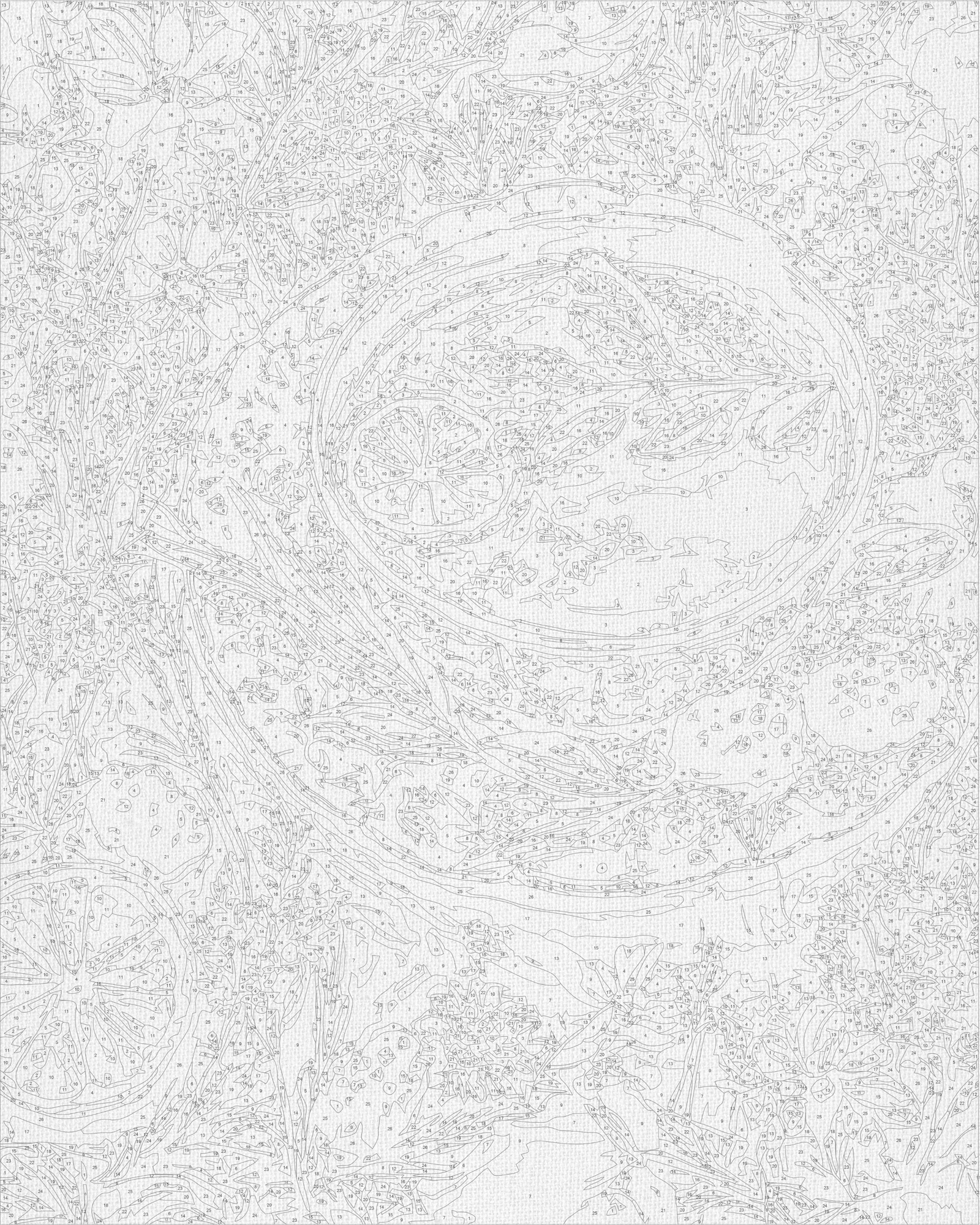 Maľovanie podľa čísel na ráme 40*50 cm - Kvetinový čaj - Zátišie - LW 3538