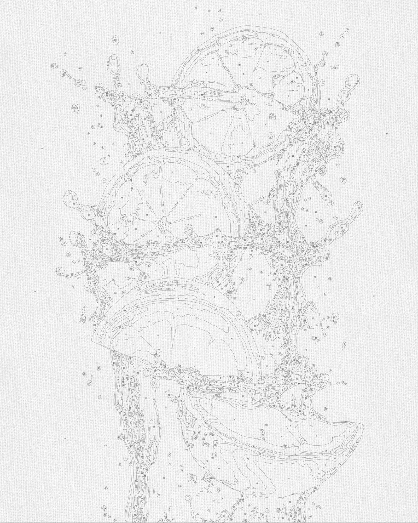 Malowanie po numerach 40x50 cm - Cytrusowa świeżość LW 3543