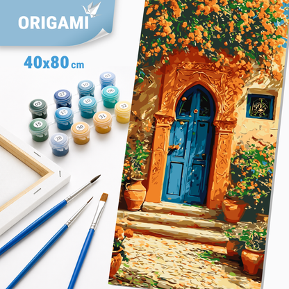 Malowanie po numerach 40x80 cm - Prowansalski nastrój - Pejzaż LW 5147