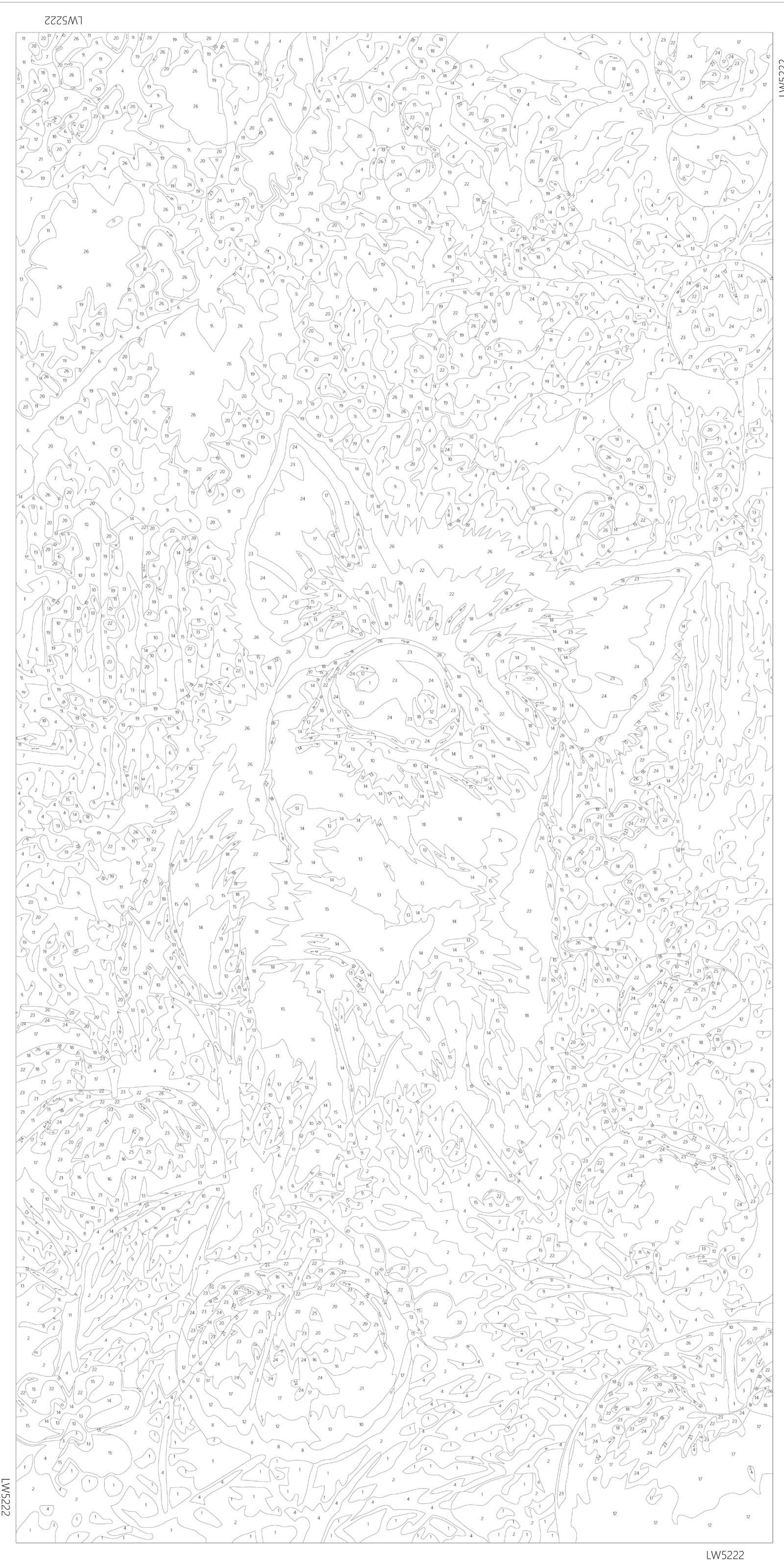 Malowanie po numerach 40x80 cm - Szczęśliwa świnka - Zwierzęta LW 5222
