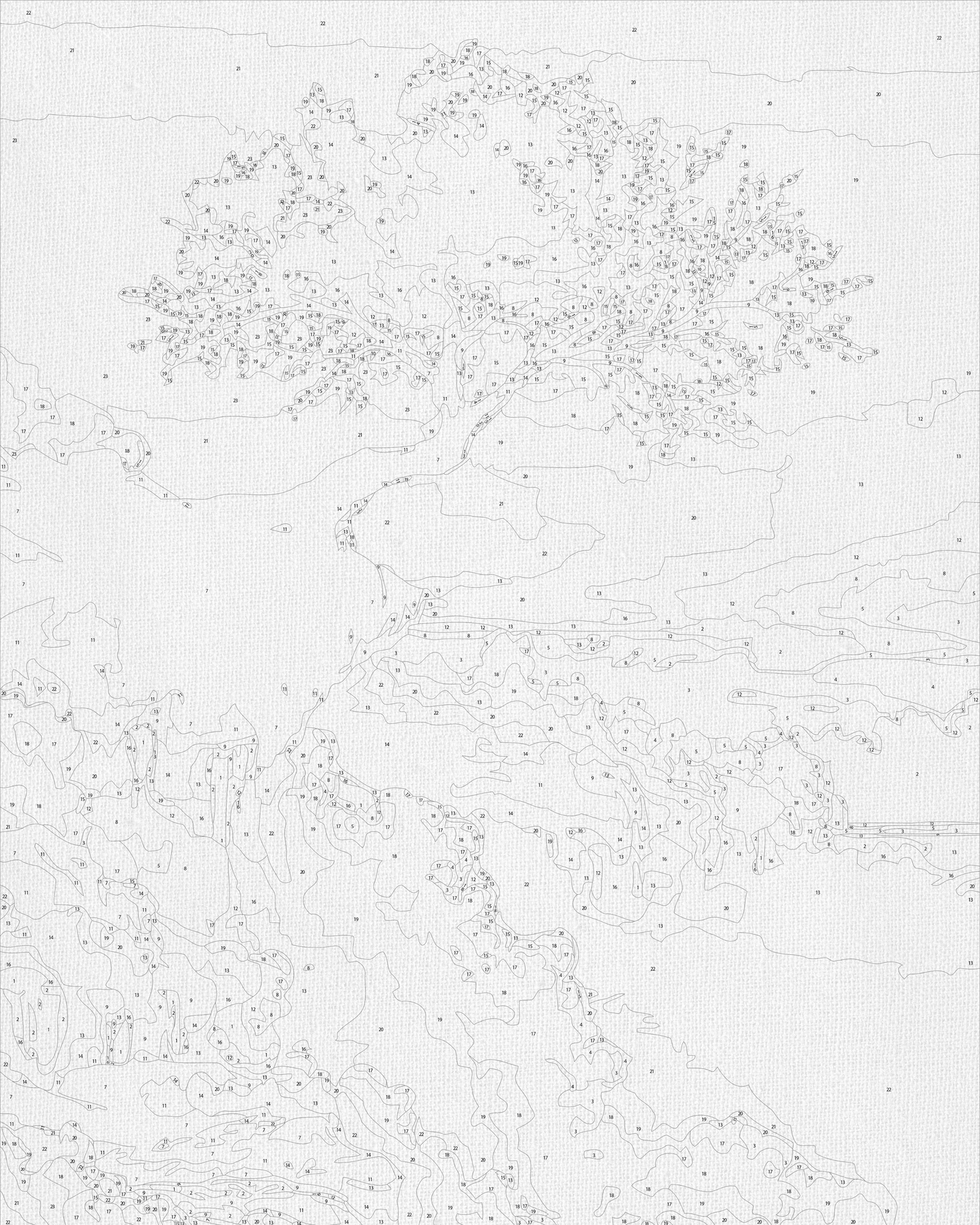 Malowanie po numerach na ramie 40x50 cm - Sakura - Pejzaż - LW 727